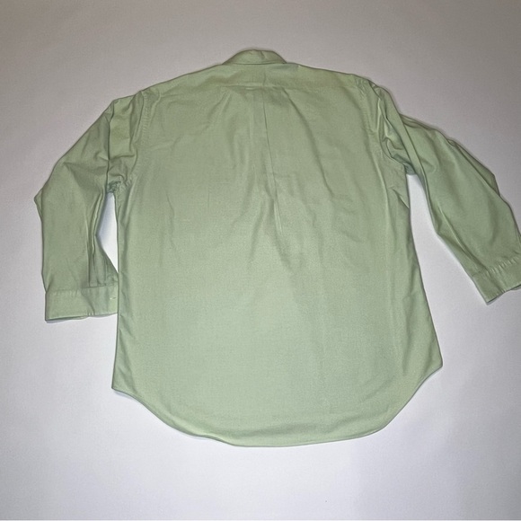 Ralph Lauren Classic Mint Green Casual Men’s Button Down Shirt 17 34/36 - Picture 4 of 6
